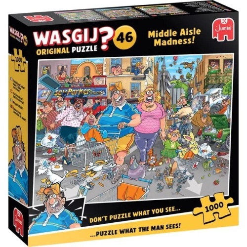 Puzzle 1000 Wasgij Jumbo Retro szał zakupów