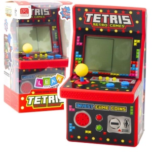 AUTOMAT DO GRY TETRIS RETRO CZERWONY, LEANTOYS
