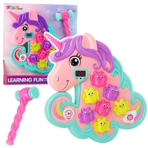 GRA ZRĘCZNOŚCIOWA JEDNOROŻEC KOLOROWY, LEANTOYS