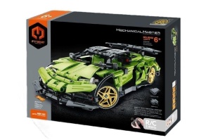 KLOCKI WYŚCIGÓWKA R/C ZIELONA 429EL, IMMASTER-KOCO