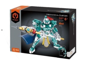 KLOCKI ROBOT TYGRYS 2W1 357EL, IMMASTER