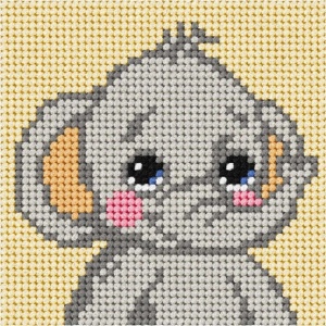 HAFT. MOJE PIERWSZE WYSZYWANIE - SŁONIK, ANEX-BIS