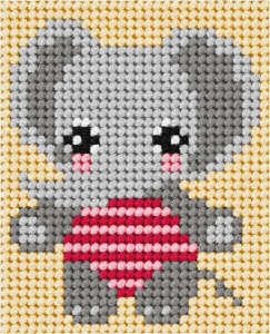 HAFT. MOJE PIERWSZE WYSZYWANIE - SŁONIK, ANEX-BIS