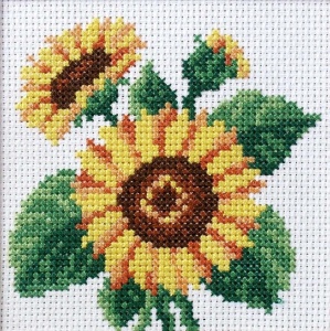 HAFT KRZYŻYKOWY - SŁONECZNIKI, ANEX-BIS