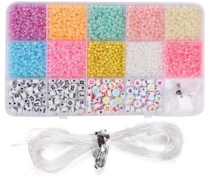 ZESTAW KORALIKÓW DO ROBIENIA BIŻUTERII, MERKPOL
