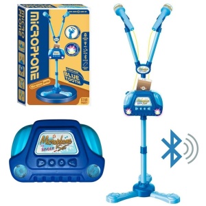 MIKROFON PODWÓJNY Z GŁOŚNIKIEM, TRIFOX