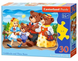 PUZZLE 30 GOLDILOCKS AND THREE BEARS CASTOR