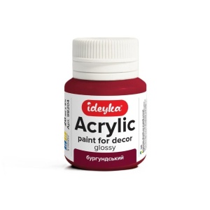 FARBA AKRYLOWA BURGUNDY 20ML, IDEYKA