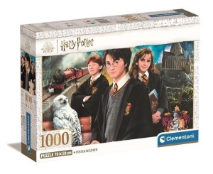 PUZZLE 1000 COMPACT HARRY POTTER, CLEMENTONI