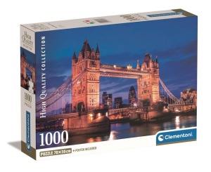 PUZZLE 1000 COMPACT TOWER BRIDGE AT NIGHT