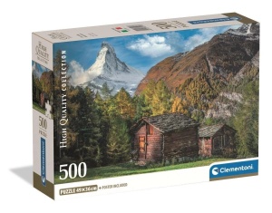PUZZLE 500 CHARMING MATTERHORN, CLEMENTONI