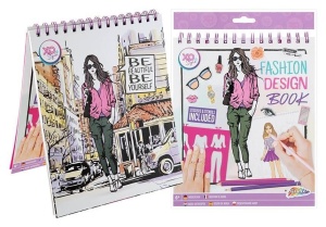 KSIĄŻKA DO PROJEKTOWANIA MODY Z NAKLEJKAMI, GRAFIX