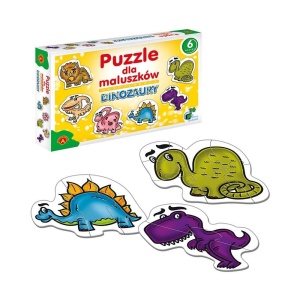 PUZZLE DLA MALUSZKÓW DINOZAURY ALEX, ALEXANDER