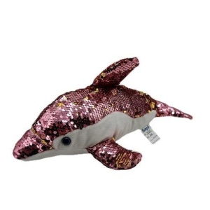 DELFIN CEKINY RÓŻOWY, SMILY PLAY