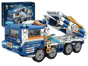 KLOCKI - POJAZD WOJSKOWY Z WYRZUTNIĄ RAKIET, ADAR