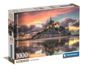 PUZZLE 1000 COMPACT LE MAGNIFIQUE MONT SAINT-MICHE