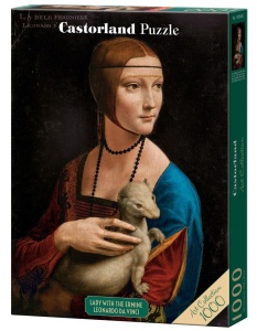 PUZZLE 1000 LADY WITH THE ERMINE, DA VINCI CASTOR