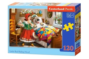 PUZZLE 120 CZERWONY KAPTUREK CASTOR, CASTORLAND