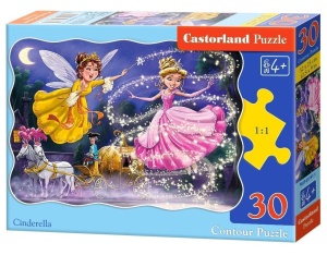 PUZZLE 30 CINDERELLA CASTOR, CASTORLAND