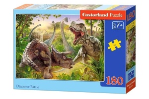 PUZZLE 180 DINOSAUR BATTLE CASTOR, CASTORLAND