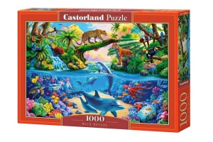 PUZZLE 1000 WILD NATURE CASTOR, CASTORLAND