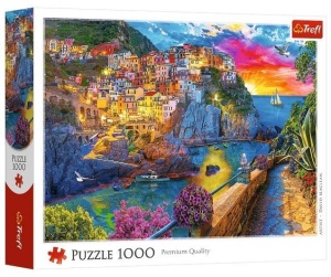 PUZZLE 1000 WIECZORNY SPACER PO CINQUE TERRE TREFL