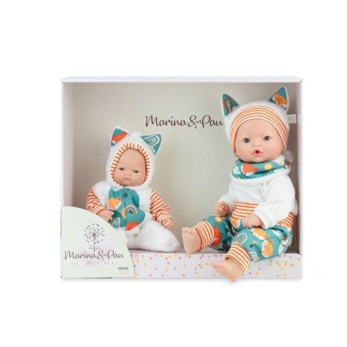Lalki hiszpańskie Little Family 40cm i 26cm
