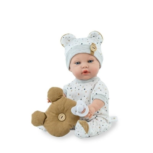 Lalka hiszpańska Tito z poduszką misiem 38cm