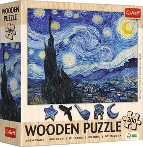 PUZZLE DREWNIANE 200 GWIAŹDZISTA NOC TREFL, TREFL