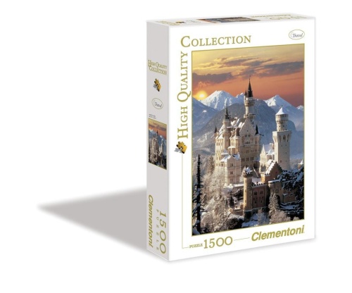 Puzzle 1500 HQ Neuschwanstein, Clementoni