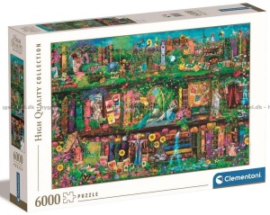 PUZZLE 6000 GARDEN SHELF, CLEMENTONI