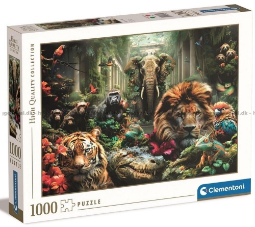 Puzzle 1000 HQ Mystic Jungle, Clementoni