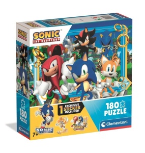 PUZZLE 180 SUPER KOLOR SONIC, CLEMENTONI