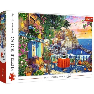 PUZZLE 1000 WIDOK NA CINQUE TERRE TREFL, TREFL