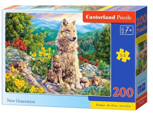 Puzzle 200 New Generation CASTOR, Castorland