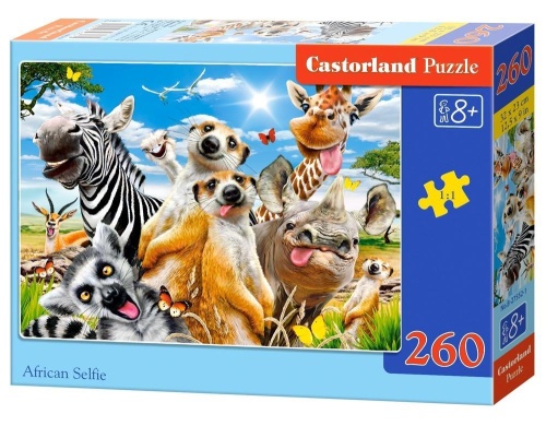 Puzzle 260 African Selfie CASTOR, Castorland