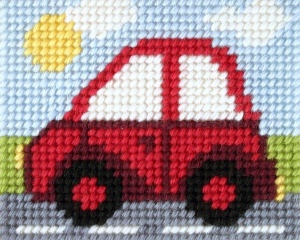 HAFT. MOJE PIERWSZE WYSZYWANIE - SAMOCHÓD