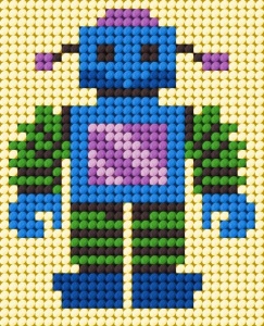 HAFT. MOJE PIERWSZE WYSZYWANIE - ROBOT, ANEX-BIS