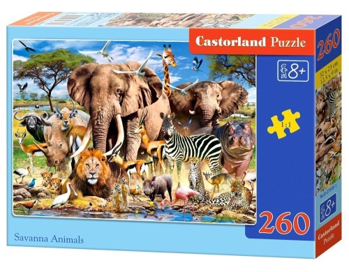 Puzzle 260 Savanna Animals CASTOR, Castorland