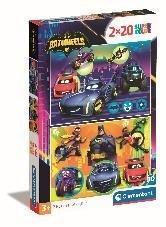 Puzzle 2x20 Super Kolor Batwheels, Clementoni