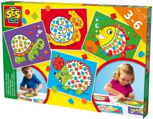 DUŻY ZESTAW DO NAUKI WYKLEJANIA MOZAIEK, SES NL