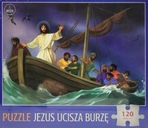 PUZZLE 120 - JEZUS UCISZA BURZĘ