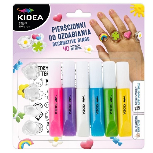 Pierścionki do ozdabiania KIDEA, DERFORM