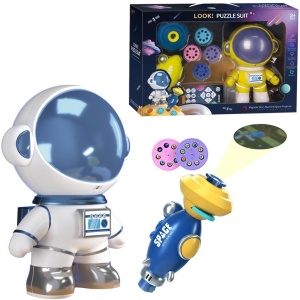 ASTRONAUTA Z PROJEKTOREM NA PILOTA, TRIFOX