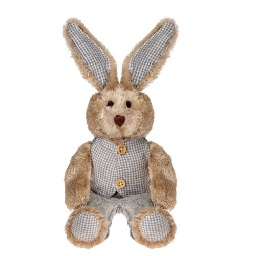 Królik Mellen w niebieskim ubranku 25cm, Beppe