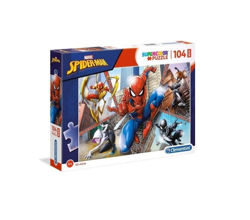 Puzzle 104 Maxi Spiderman, Clementoni
