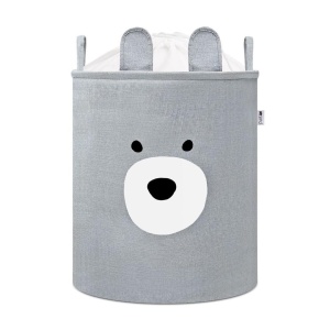 KOSZ NA ZABAWKI WERSJA PREMIUM SZARY MIŚ XXL, SIPO