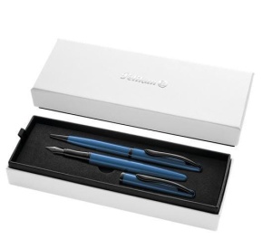 ZESTAW JAZZ NOBLE AQUA PIÓRO WIECZNE + DŁUGOPIS