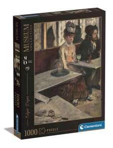 PUZZLE 1000 MUSSEUM DEGAS DANS UN CAFE, CLEMENTONI
