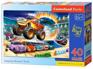 PUZZLE 40 MAXI - JUMPING MONSTER TRUCK CASTOR